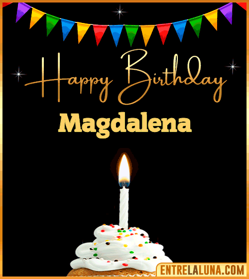 GiF Happy Birthday Magdalena
